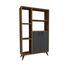 Biblioteczka Meldan Anthracite and Walnut