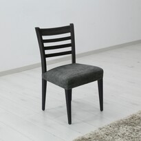 Elastyczny pokrowiec na siedzisko krzesła ESTIVELLA ciemnoszary, 40-50 cm, zestaw 2 szt.
