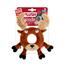 GiGwi Quietschendes Hundespielzeug Plush Friendz Rentier, 20 x 19 x 2,5 cm