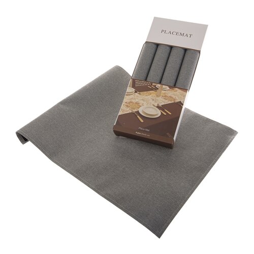 Tischsets SES4007 Dark Grey 30 x 45 cm, 4er-Set