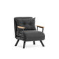 Křeslo Sando Single Dark Grey
