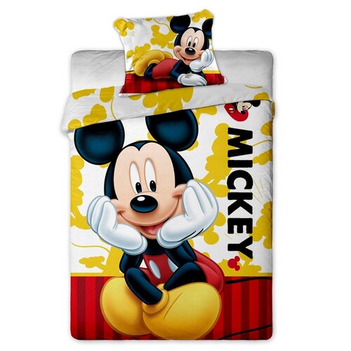 Detské bavlnené bavlnené obliečky Mickey 2015, 140 x 200 cm, 70 x 90 cm