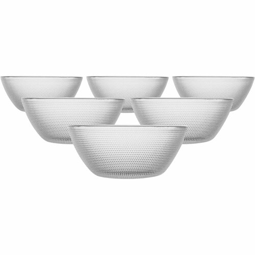 Orion Ema üvegtál, 12,5 cm, 6 db-os