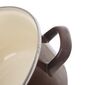 Oală emailată Orion cu margine Brown, 2 l