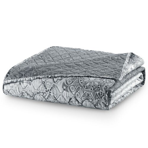 DecoKing Prekriv za posteljo Alhambra siva, 170 x210 cm