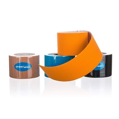 Sportwell Kineziologický tejp, 5 m x 5 cm