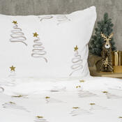 4Home Pościel mikroflanela Christmas tree, 140 x 220 cm, 70 x 90 cm