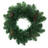 DecoKing Künstlicher Kranz Pola mit Zapfen, D. 50 cm