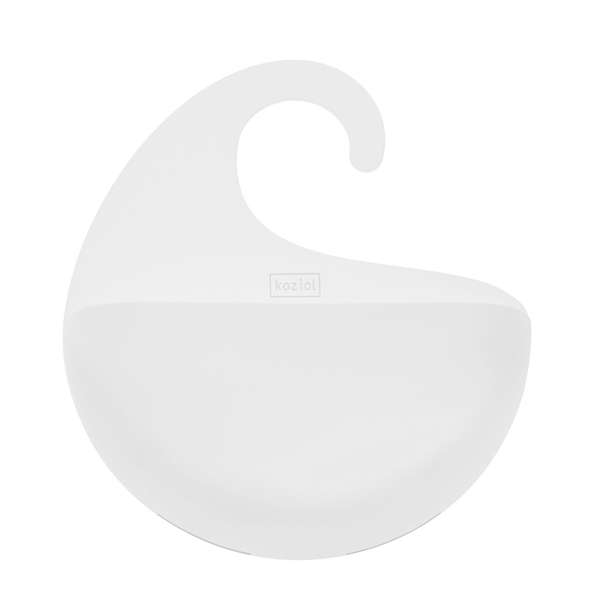Koziol Koupelnový závěsný box Surf M bílá, 6,5 x 21,6 x 25,3 cm