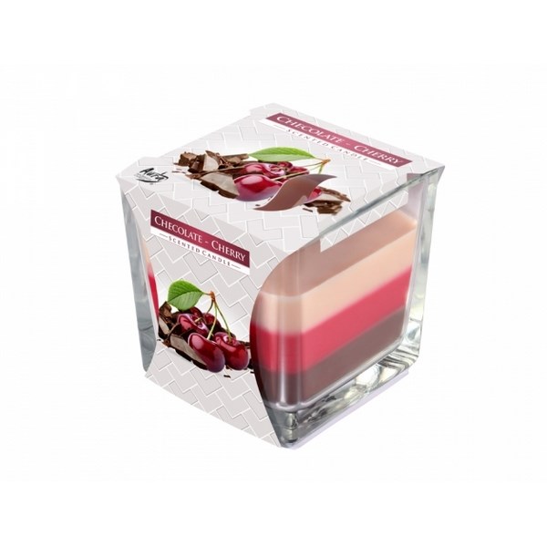 Sviečka v skle Dúha Čerešňa, 170 g