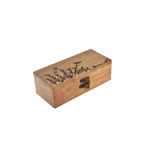 InDecor mangófából készült doboz, Louka, 18 x 8 x6 cm