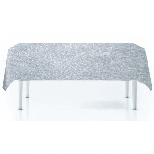 Fată de masă de Crăciun Silver, 140 x 240 cm