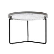 Odkladací stolík Mandy Athracite, 2 ks