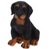 Dekoracja ogrodowa Szczeniak rottweiler, 17 x 27 x 18,5 cm, polyresin