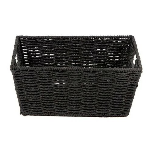 Coș împletit manua Compactor ETNA, 31 x 24x 14 cm, negru