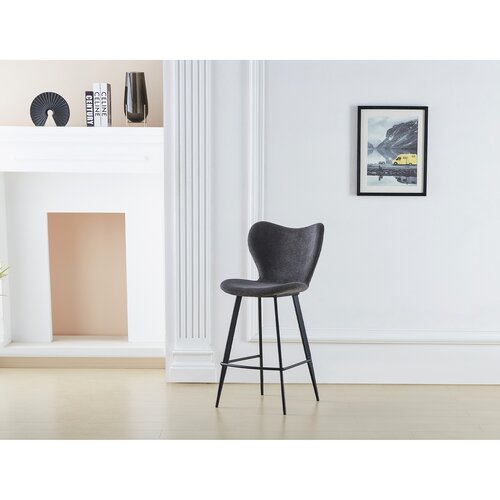 Set de scaune de bar B-1068 GREY2, 2 buc