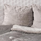 4Home posteljnina iz mikroflanela, siva, 160 x 200 cm, 70 x 80 cm