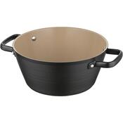 Florina Hliníkový hrnec Carina Black 3,3 l, 24 cm