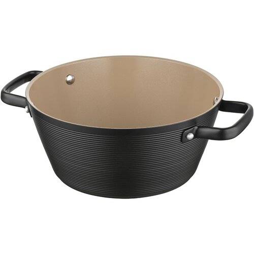 Florina Hliníkový hrnec Carina Black 3,3 l, 24 cm