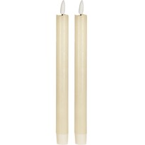 Diner candle LED gyertya szett 2 db, 2,5 x 24 cm