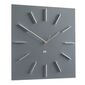Future Time FT1010GY Square grey Designové nástěnné hodiny, 40 cm