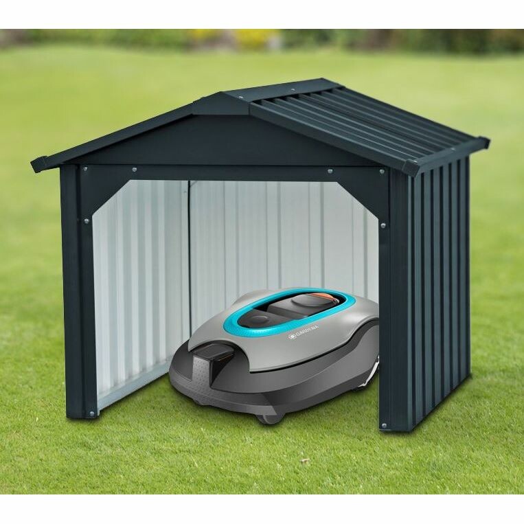 Duramax 98171 garaj, casă pentru mașini de tunsiarba robotizate 63 x 63 cm