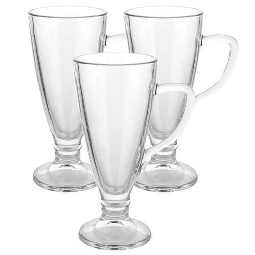 Komplet steklenih skodelic Cezar, 250 ml, 3 kos