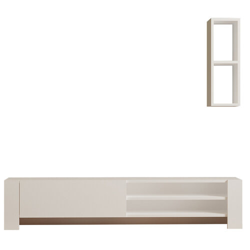 TV-Hängeboard Naz White