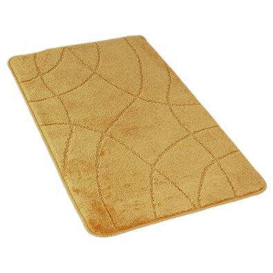 Kvalitex Badematte Labyrinth Gold, 60 x 100 cm