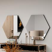 Zrkadlo Zeo Black 60 x 70 cm
