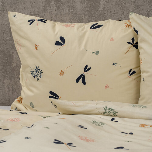 Lenjerie de pat din bumbac 4Home Dragonflies , 140 x 220 cm, 70 x 90 cm