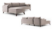 Ecksofa Bella Corner Left 1 Cream