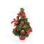 Vianočný stromček zdobený Lisa červená, 30 cm