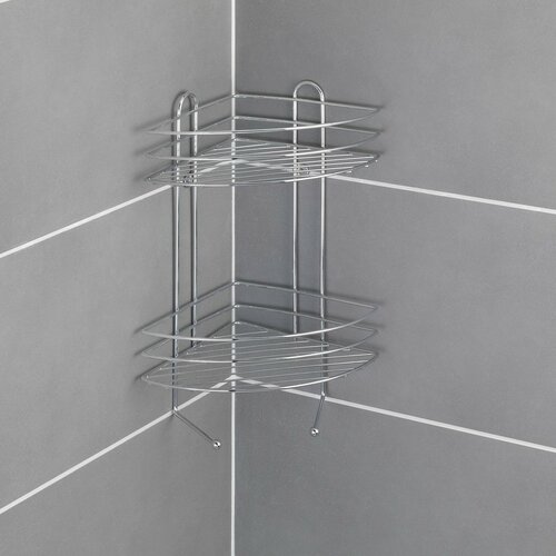 Wenko Rohová chromovaná police Exclusive 30,5 x 23,5 x 43 cm