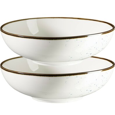 Mäser Set de 2 boluri Pintar Alb albastru puncte22 cm