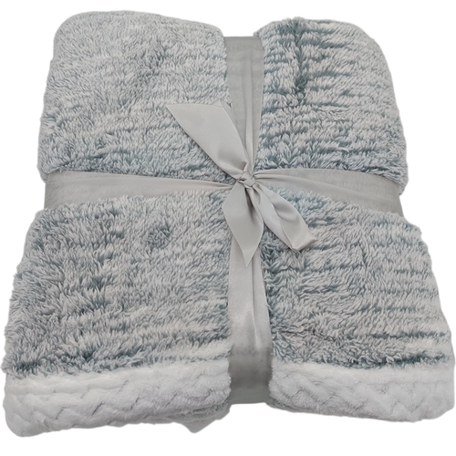 Baránková deka Mramor sivá, 150 x 200 cm