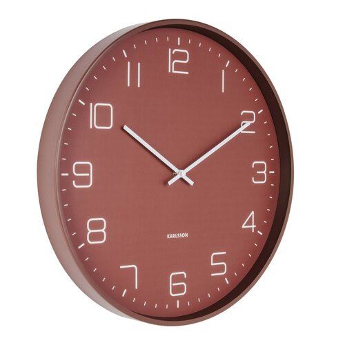 Karllson 5751RD dizajnové nástenné hodiny, pr. 40 cm
