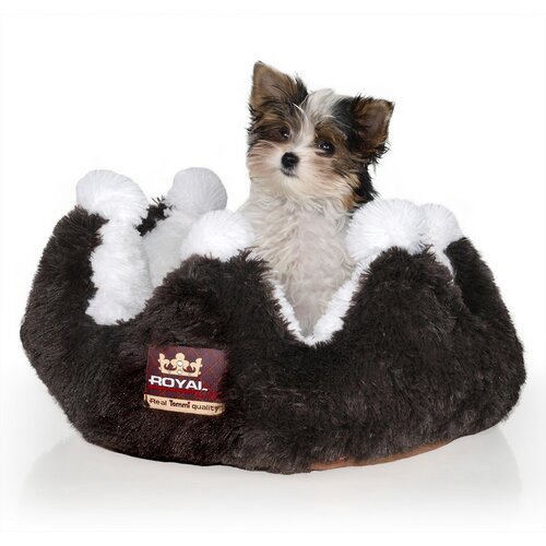 Лежак для собак і котів Tommi Princess коричневий,38 x 38 x 20 см