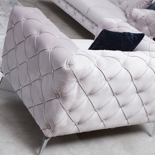 Sessel Como Light Grey