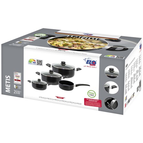 Elo 48004 Set de 4 oale din aluminiu Metis