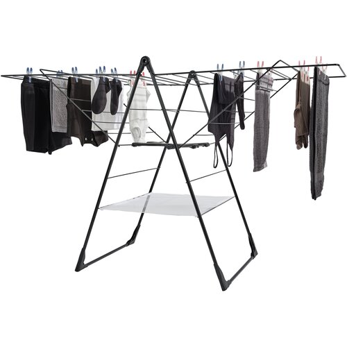 Leifheit Sušák na prádlo Classic 250 Flex Black, 25 m