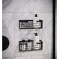 GEDY 2419-14 Smart polc, 25,2 x 8,6 x 10,2 cm ,fekete matt