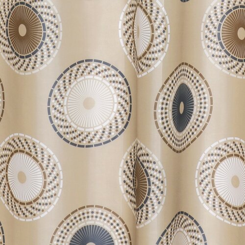 Bellatex Tuš zavesa Kola rjava, 180 x 200 cm