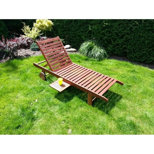 Záhradné lehátko Viet 70 x 200 cm, eukalyptus