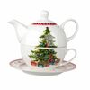 Altom Porcelanowy zestaw do herbaty dla 1 osoby Christmas tree