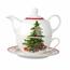 Altom Porcelanowy zestaw do herbaty dla 1 osoby Christmas tree