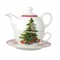 Altom Porcelanowy zestaw do herbaty dla 1 osoby Christmas tree