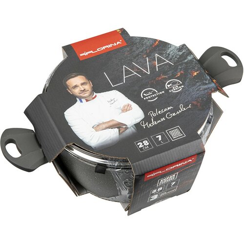 Florina Aluminiumtopf Lava 7 l, 28 cm
