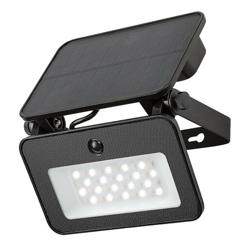 Rabalux 77159 venkovní nástěnné solární funkční LED svítidlo Tarcal, 6W, IP65