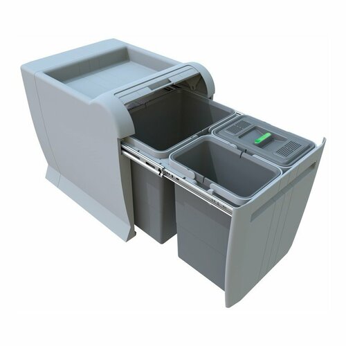 Elletipi Вбудований сміттєвий кош для сміття CITY - висувний, 18+8+8 л